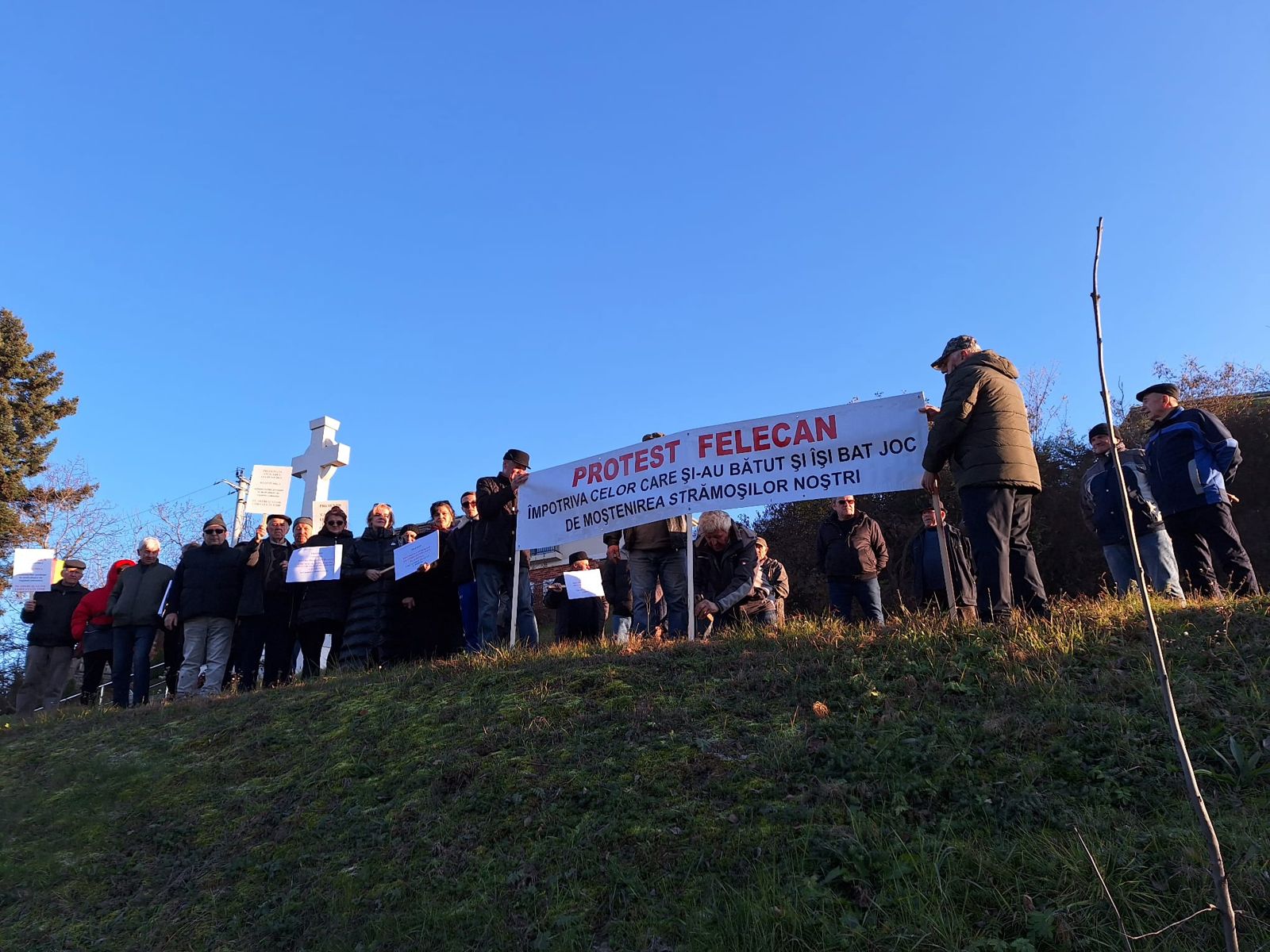 Felecani la protestul din 10 noiembrie 2024